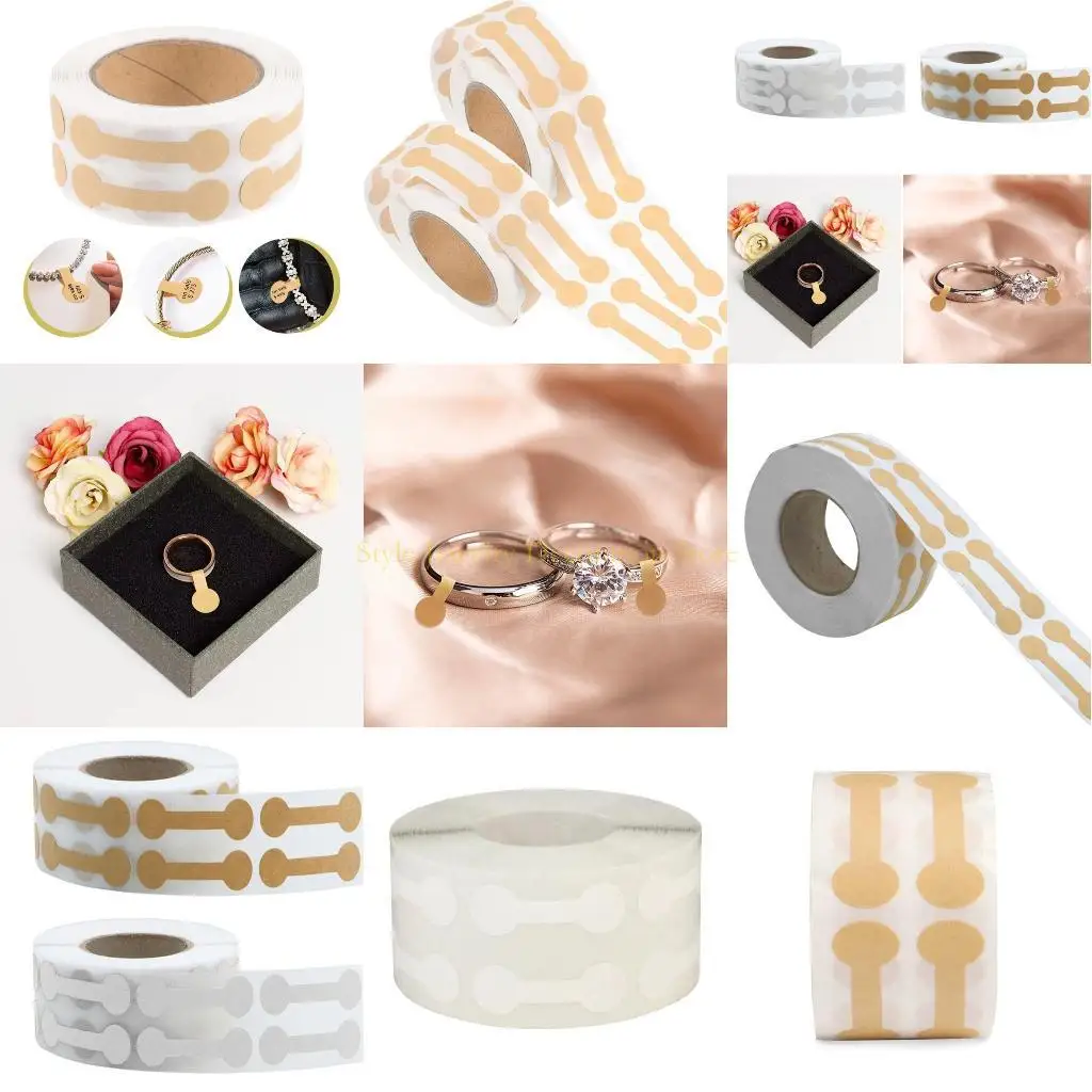 D46E 500 Pcs Adhesive Barbell Stickers Jewelry Labels Price Tags Display Card
D46E 500 Pcs Adhesive Barbell Stickers Jewelry Labels Price Tags Display Card