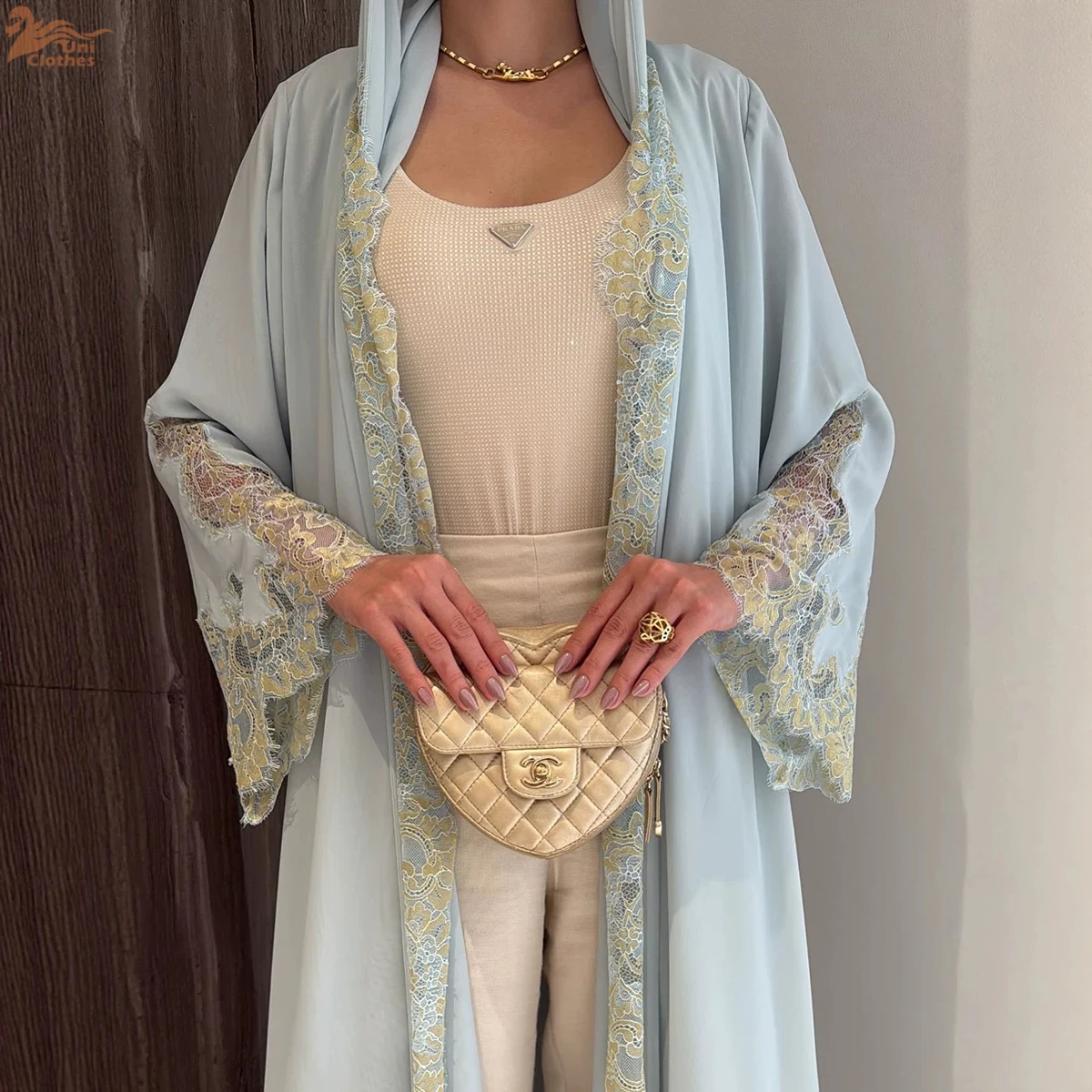 Ramadan Eid New Abaya 2026 Delicate Floral Lace Cardigan Luxury Women Open Abaya Dubai Style Abaya Women Muslim Dress Wholesale
Ramadan Eid New Abaya 2026 Delicate Floral Lace Cardigan Luxury Women Open Abaya Dubai Style Abaya Women Muslim Dress Wholesale