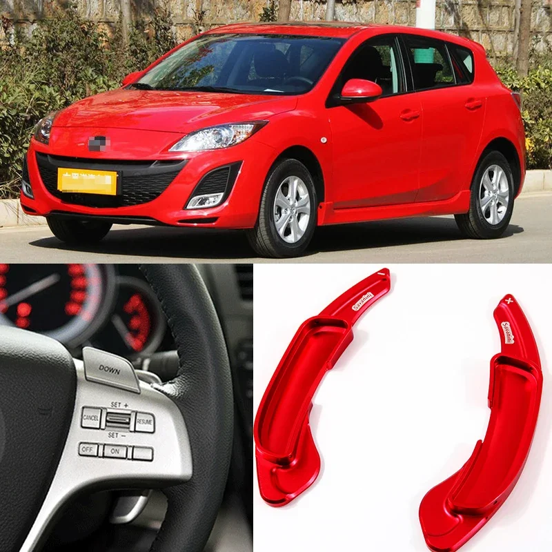 2 шт., алюминиевый руль, удлинитель переключения передач для Mazda 3 2011-16, автомобильный Стайлинг
2 шт., алюминиевый руль, удлинитель переключения передач для Mazda 3 2011-16, автомобильный Стайлинг
