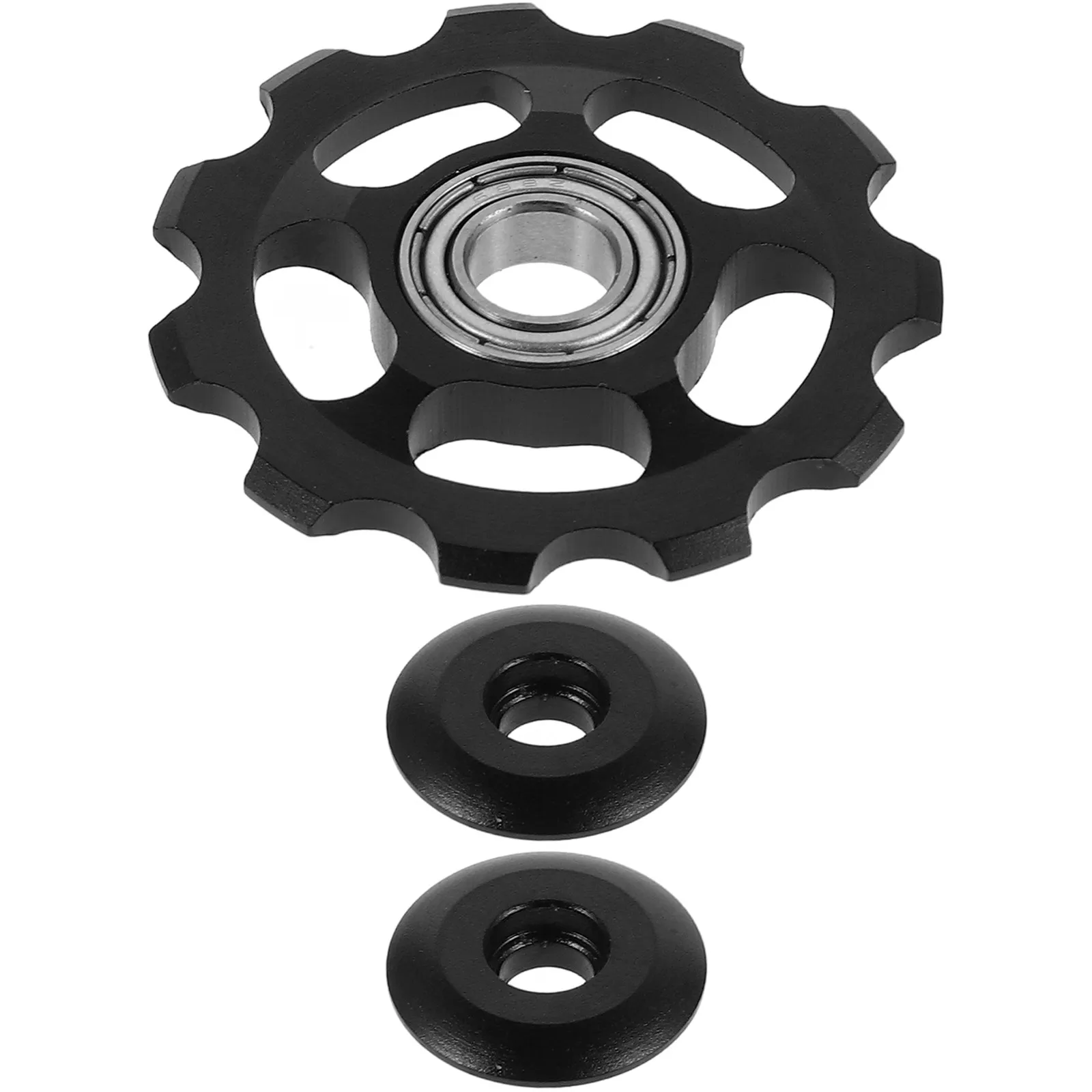 Aluminum Alloy 11T Mountain Bike Rear Derailleur Pulley Wheel Lightweight Sturdy Wear Resistant Smooth Gear Shifting Bike Parts
Aluminum Alloy 11T Mountain Bike Rear Derailleur Pulley Wheel Lightweight Sturdy Wear Resistant Smooth Gear Shifting Bike Parts