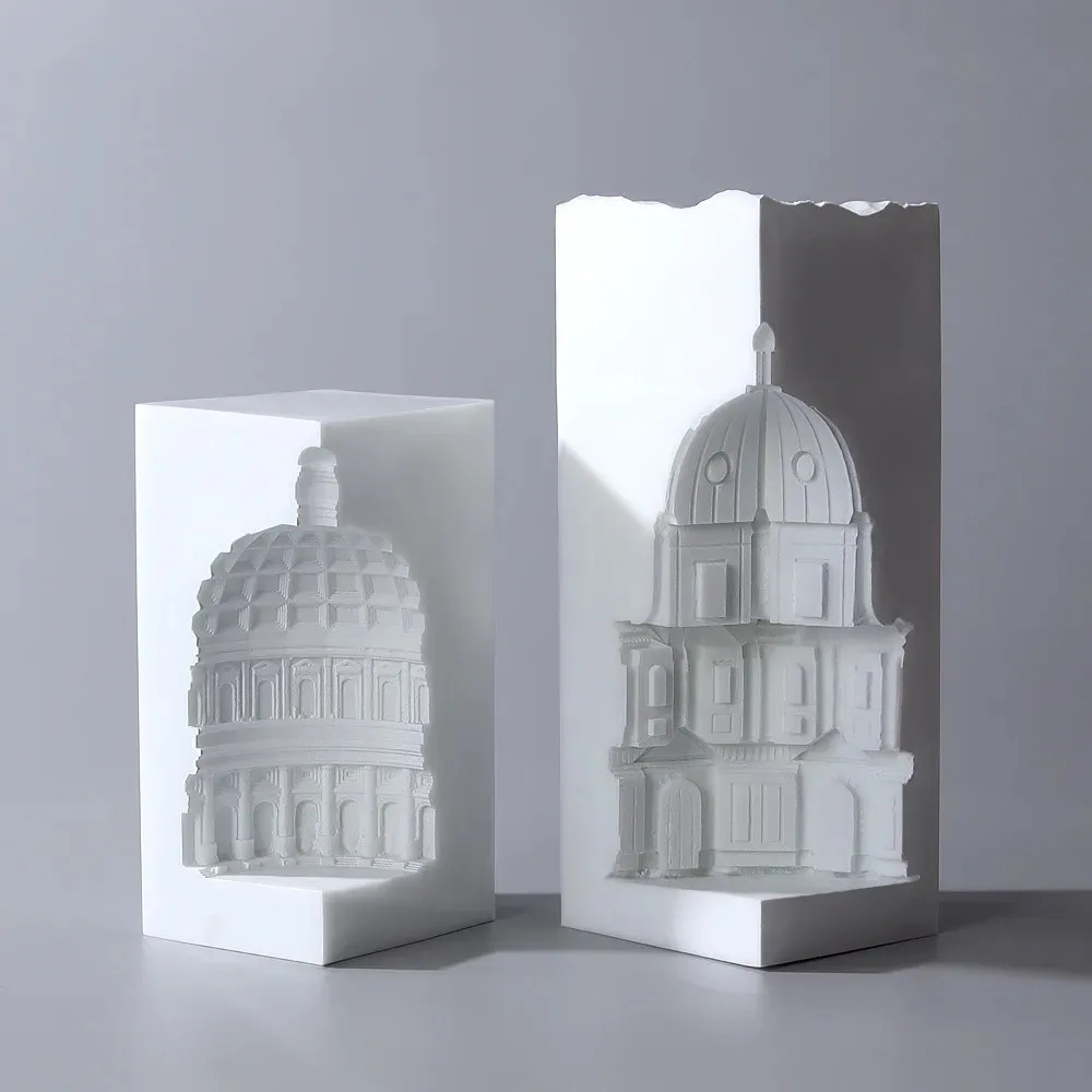 DIY Silicone Mold Resin Roman Domes Cathedral Shapes Architectural Statues Crystal Drops Handicrafts Bookshelf Ornaments
DIY Silicone Mold Resin Roman Domes Cathedral Shapes Architectural Statues Crystal Drops Handicrafts Bookshelf Ornaments