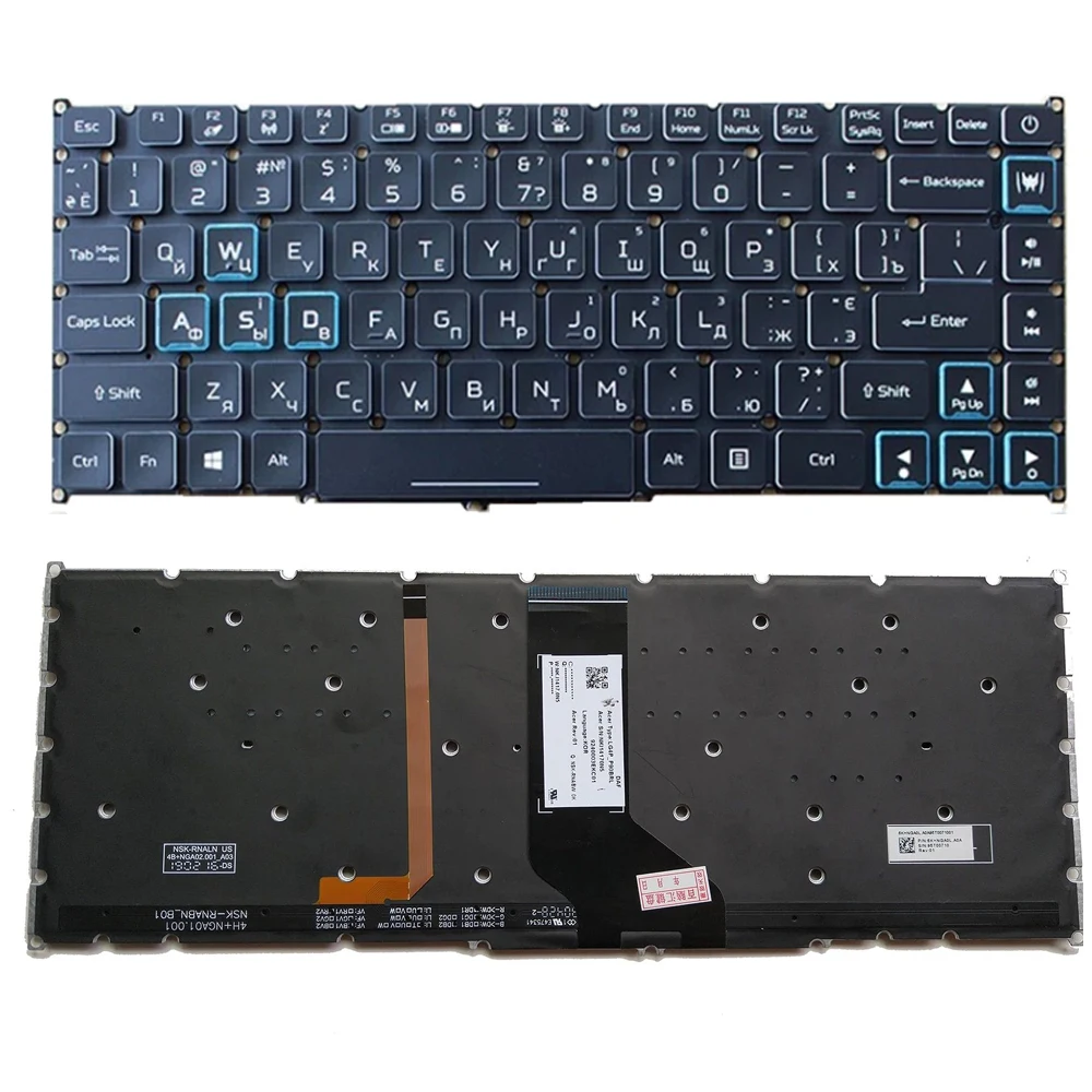 XIN-Ru-UA RGB клавиатура для ноутбука ACER Predator Triton 500 PT515-51 PT515-51-74D3 7565 73EG 71LB 76PW PT515-51-73Y9 71V N18W3
XIN-Ru-UA RGB клавиатура для ноутбука ACER Predator Triton 500 PT515-51 PT515-51-74D3 7565 73EG 71LB 76PW PT515-51-73Y9 71V N18W3