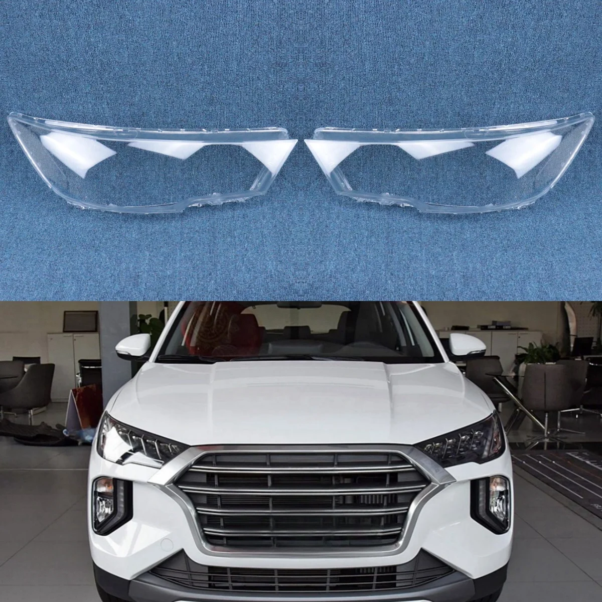 For Hyundai Tucson 2019 2020 Headlamp Housing Transparent Mask Cover Headlight Shell Plexiglass Replace Original Lens
For Hyundai Tucson 2019 2020 Headlamp Housing Transparent Mask Cover Headlight Shell Plexiglass Replace Original Lens
