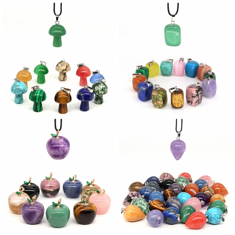 Wholesale Mixed Natural Stone Pendant Healing Reiki Crystal Charms Gemstone For Jewelry Making DIY Bracelet Necklace Accessories
Wholesale Mixed Natural Stone Pendant Healing Reiki Crystal Charms Gemstone For Jewelry Making DIY Bracelet Necklace Accessories