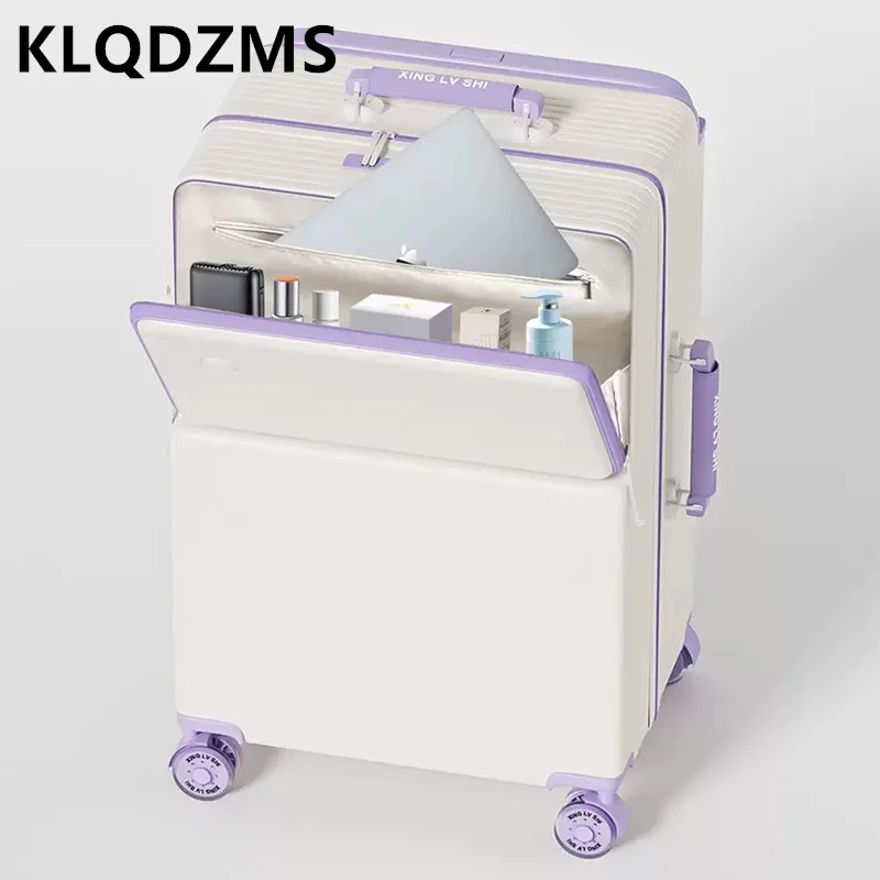 KLQDZMS Luggage Travel Bag Front Opening Boarding Case ABS+PC Laptop Trolley Case 20"24"26"28 Inch Sturdy and Durable Suitcase
KLQDZMS Luggage Travel Bag Front Opening Boarding Case ABS+PC Laptop Trolley Case 20"24"26"28 Inch Sturdy and Durable Suitcase
