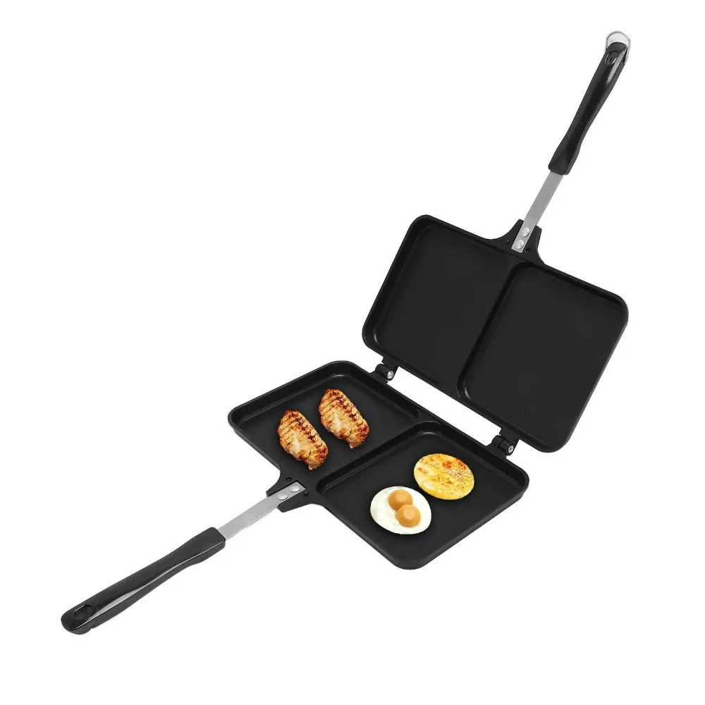Aluminum Alloy Sandwich Pan Double Sided Non-Stick Double Sided Sandwich Pan Square With Handle Sandwich Grill Pan
Aluminum Alloy Sandwich Pan Double Sided Non-Stick Double Sided Sandwich Pan Square With Handle Sandwich Grill Pan