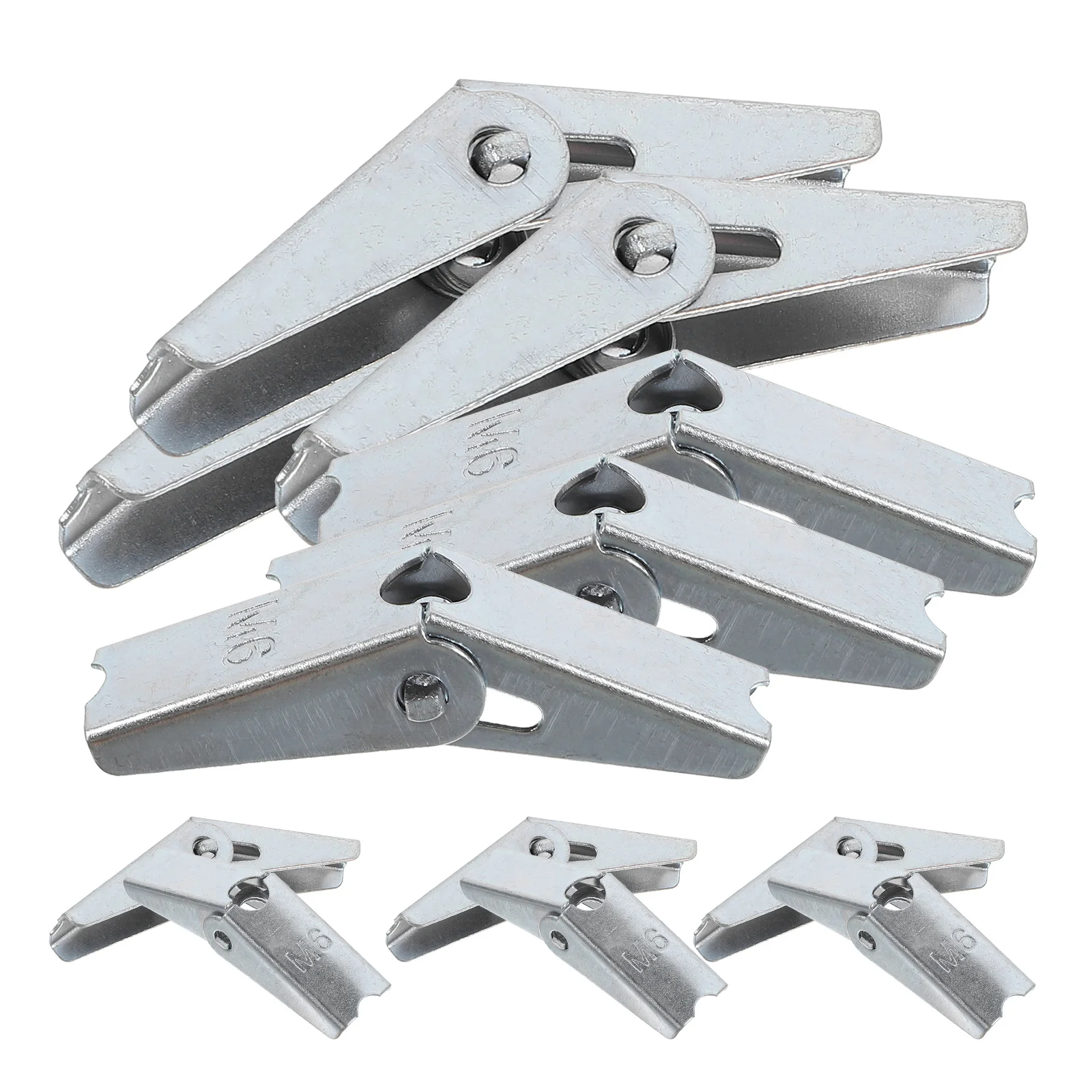 12 Pcs Aircraft Expansion Anchors Galvanized Iron Heavy Duty Wall Fixings Drywall Cement Board Toggle Bolts Wing Nut Stable
12 Pcs Aircraft Expansion Anchors Galvanized Iron Heavy Duty Wall Fixings Drywall Cement Board Toggle Bolts Wing Nut Stable