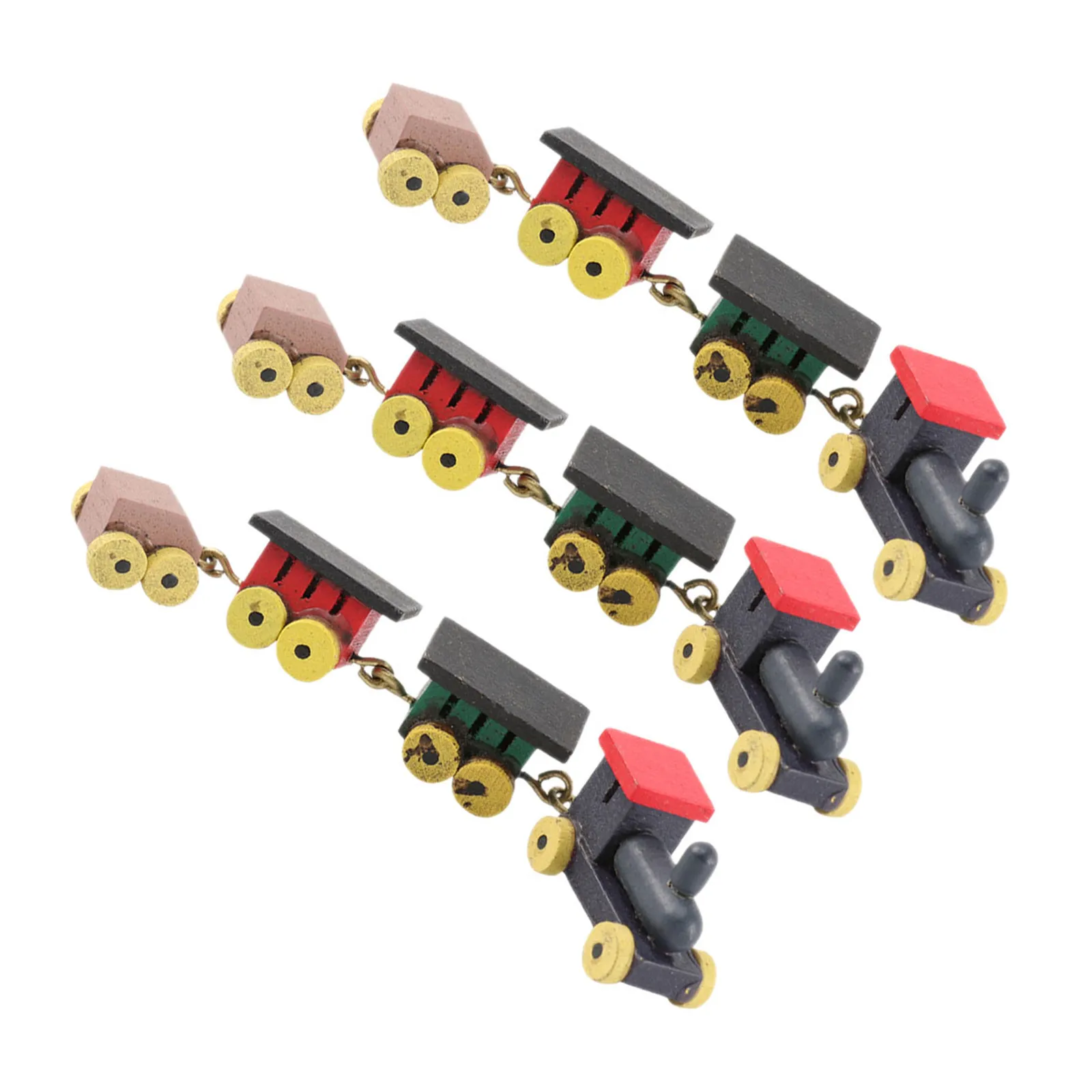 3Pcs Miniature Wooden Train Decor Dollhouse Accessories Smooth Edge Train Sculpture House Accessories Miniature Model
3Pcs Miniature Wooden Train Decor Dollhouse Accessories Smooth Edge Train Sculpture House Accessories Miniature Model