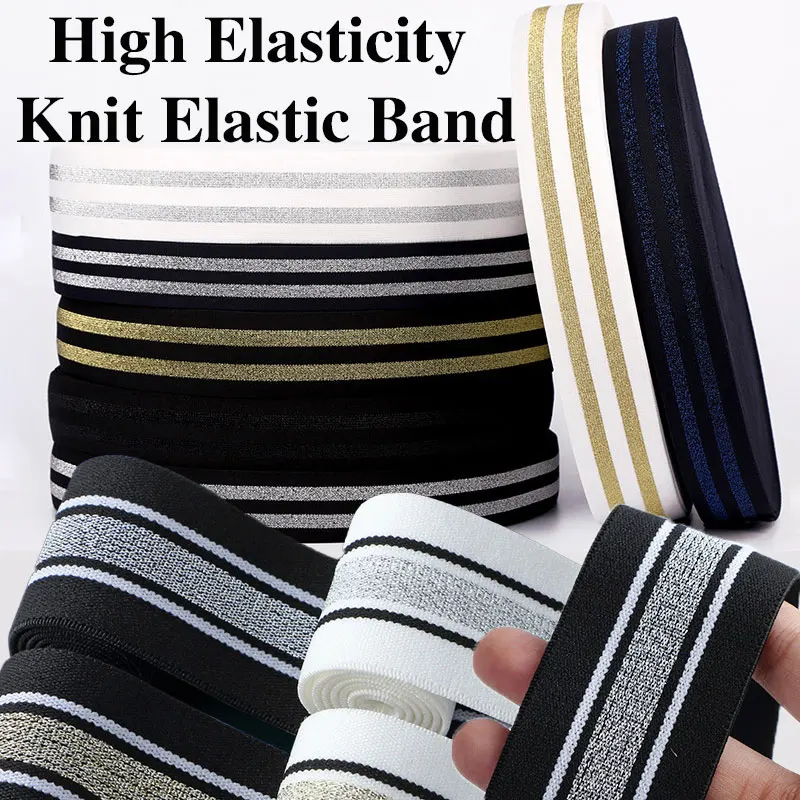 1/3/5meters Stripe Elastic Bands Thick High Elasticity Knit Elastic Band for DIY Belt Skirt Belt Sewing Accessories 40mm
1/3/5meters Stripe Elastic Bands Thick High Elasticity Knit Elastic Band for DIY Belt Skirt Belt Sewing Accessories 40mm