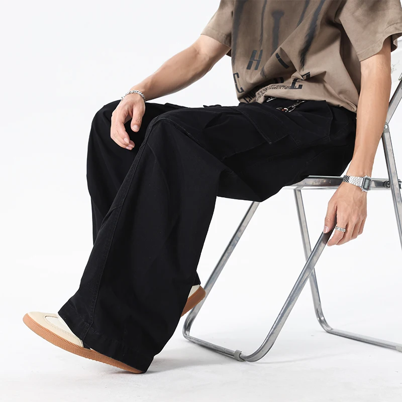 Men's Fashionable Trendy Casual Straight Leg Pants for All Seasons Outdoor Fishing Windproof Breathable Pure Cotton Work Pants
Men's Fashionable Trendy Casual Straight Leg Pants for All Seasons Outdoor Fishing Windproof Breathable Pure Cotton Work Pants