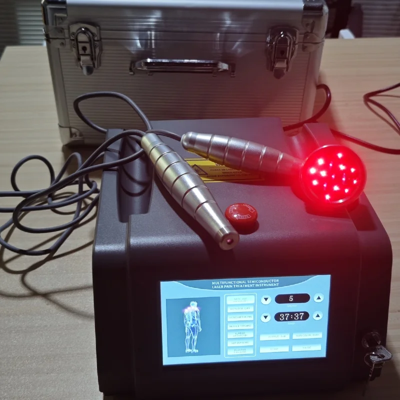 Лазерный терапевтический аппарат HLKGO 1055 мВт, класс 4, холодный лазер для облегчения боли в плечах, шее, спине и суставах, двойная длина волны 650 нм и 808 нм
Лазерный терапевтический аппарат HLKGO 1055 мВт, класс 4, холодный лазер для облегчения боли в плечах, шее, спине и суставах, двойная длина волны 650 нм и 808 нм