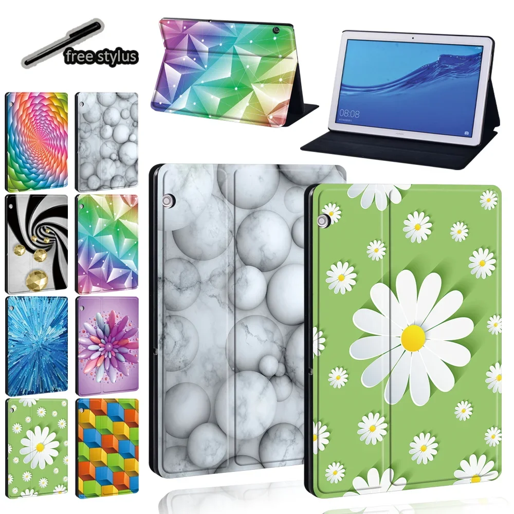 For Huawei MediaPad M5 10.8/M5 Lite 10.1/MediaPad T5 10 10.1/T3 8.0/T3 10 9.6 Inch New Tablet Leather Protective Cover + Stylus
For Huawei MediaPad M5 10.8/M5 Lite 10.1/MediaPad T5 10 10.1/T3 8.0/T3 10 9.6 Inch New Tablet Leather Protective Cover + Stylus
