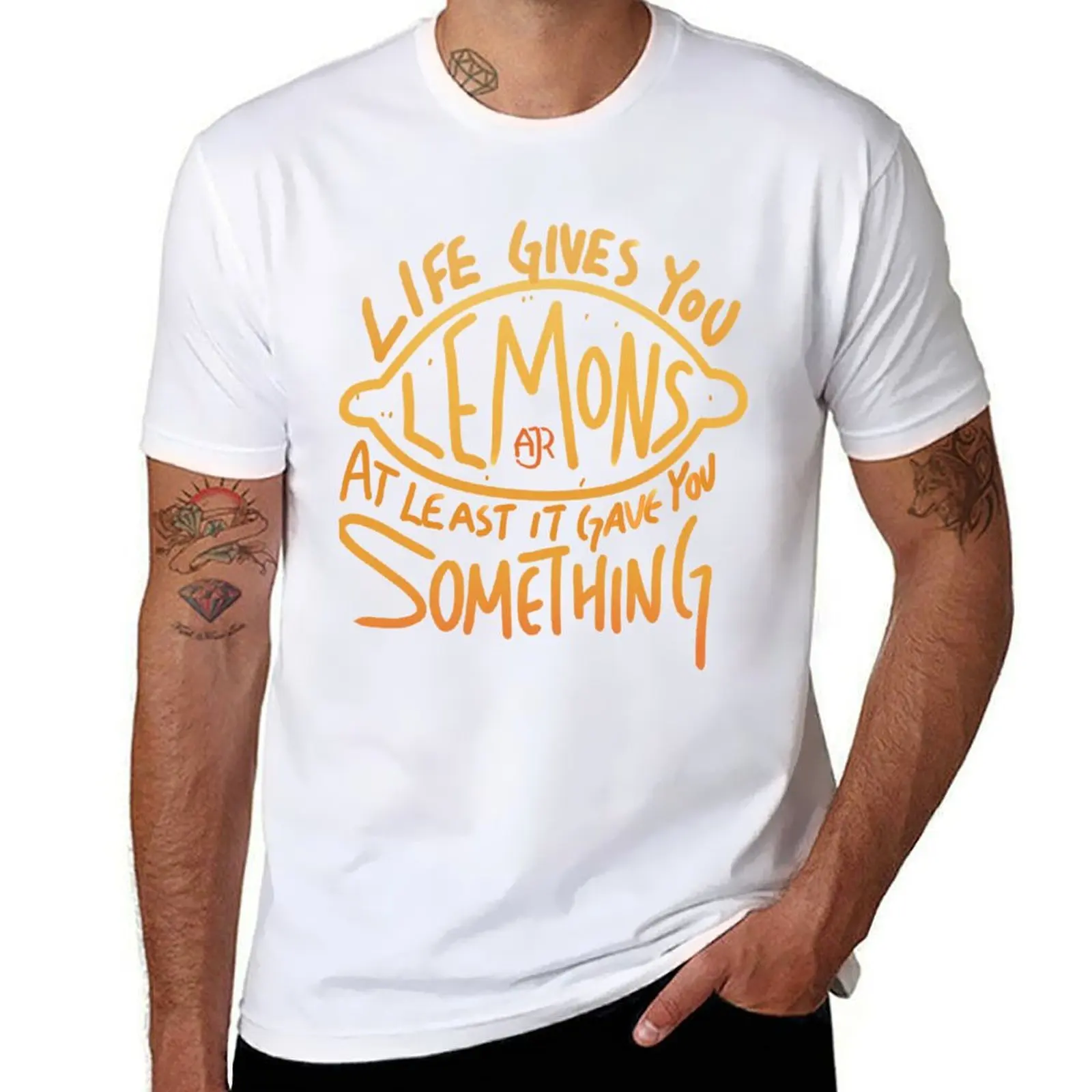 AJR - When Life Gives You Lemons T-Shirt funny t shirts dark humor funny t shirts cotton T-Shirt
AJR - When Life Gives You Lemons T-Shirt funny t shirts dark humor funny t shirts cotton T-Shirt