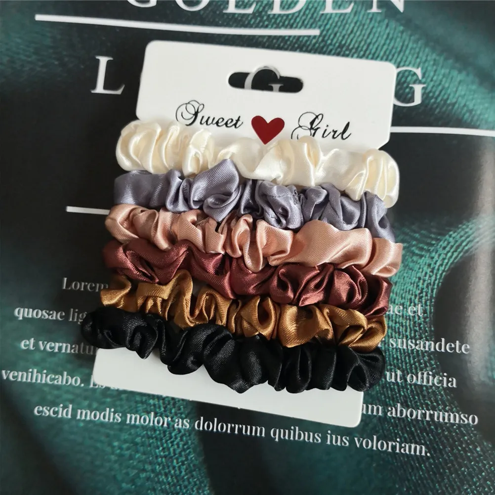 12Pcs Silk Satin Hair Ties Elastic Scrunchies Ponytail Holders for Stretch Hair Rope Fashion Hairbands Daily Outfit Match
12Pcs Silk Satin Hair Ties Elastic Scrunchies Ponytail Holders for Stretch Hair Rope Fashion Hairbands Daily Outfit Match