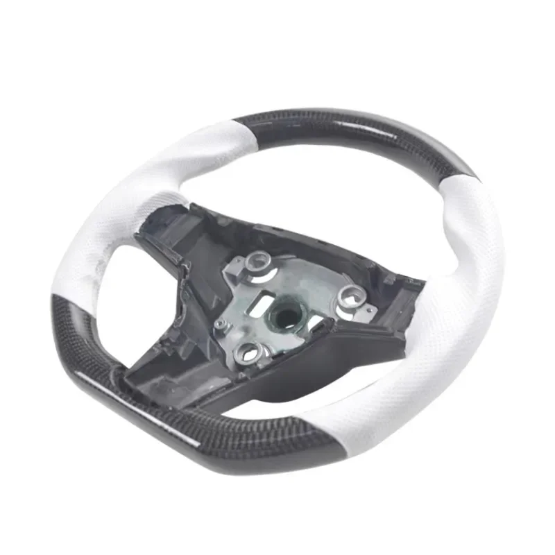 【2025】Steering Wheel For Tesla Steering Wheel Carbon Fiber White Perforated Leather Oem Ized Stripe Color
【2025】Steering Wheel For Tesla Steering Wheel Carbon Fiber White Perforated Leather Oem Ized Stripe Color