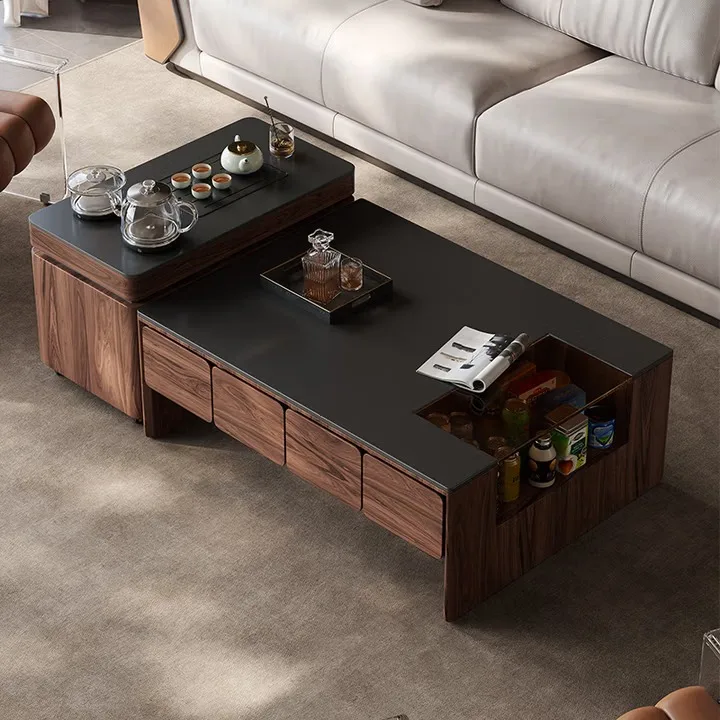 Yashe light luxury high-end living room household solid wood coffee table integrated tea making modern simple
Yashe light luxury high-end living room household solid wood coffee table integrated tea making modern simple