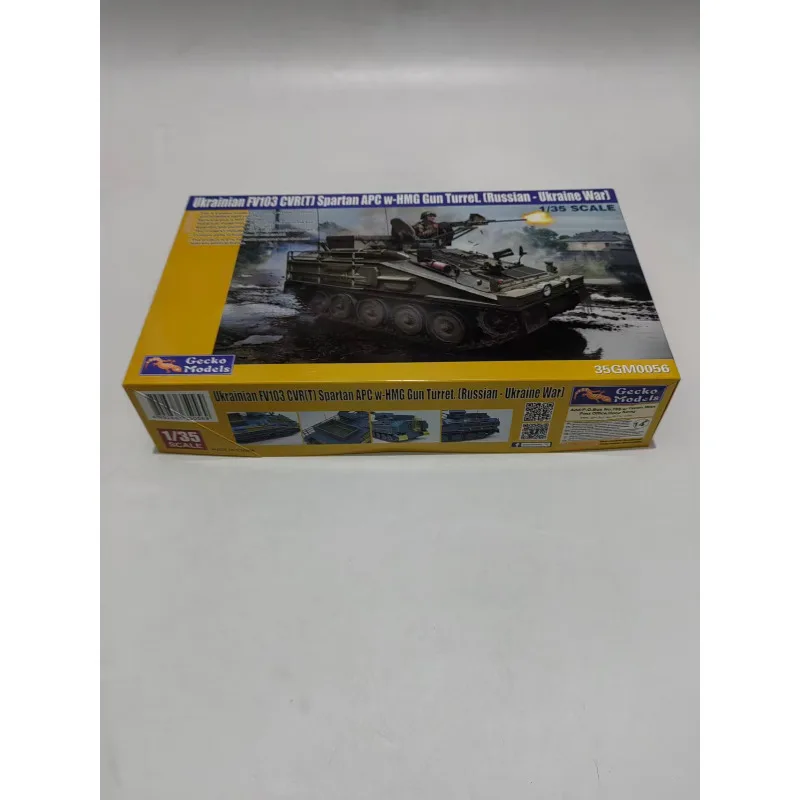 Gecko 35GM0056 1/35 Ukrainian FV103 CVR(T) Spartan APC w/HMG Gun Turret Model Plastic Model Kit
Gecko 35GM0056 1/35 Ukrainian FV103 CVR(T) Spartan APC w/HMG Gun Turret Model Plastic Model Kit