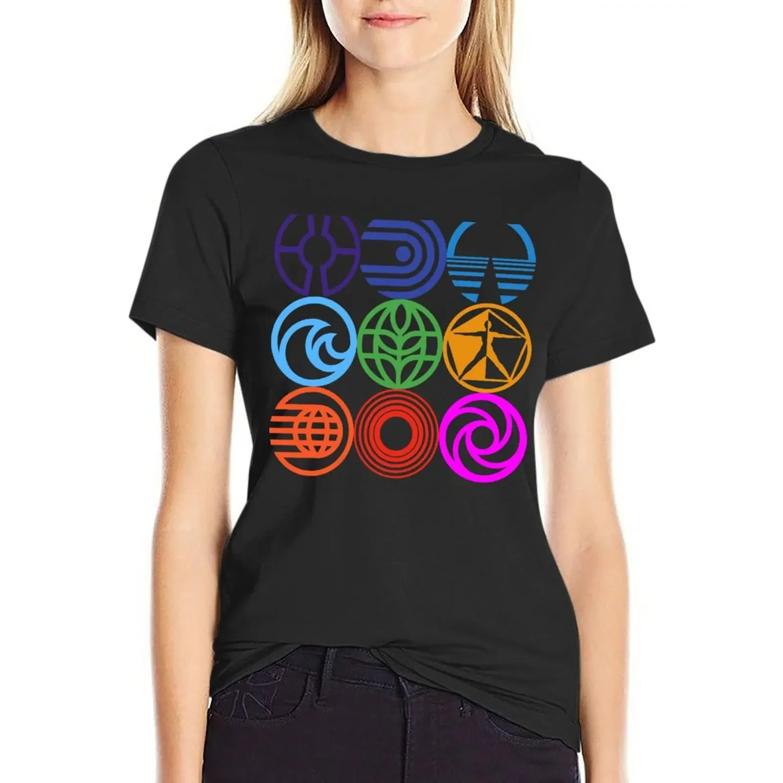 Retro Epcot Logos T-Shirt hippie clothes female plus sizes lady clothes Women's clothing
Retro Epcot Logos T-Shirt hippie clothes female plus sizes lady clothes Women's clothing