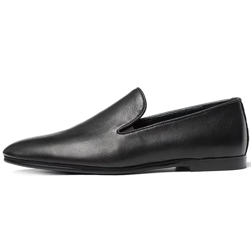 High End Round Toe Genuine Leather Casual Loafers Men's Dress Shoes Business Oxfords Male Work British Style Leather Shoes
High End Round Toe Genuine Leather Casual Loafers Men's Dress Shoes Business Oxfords Male Work British Style Leather Shoes