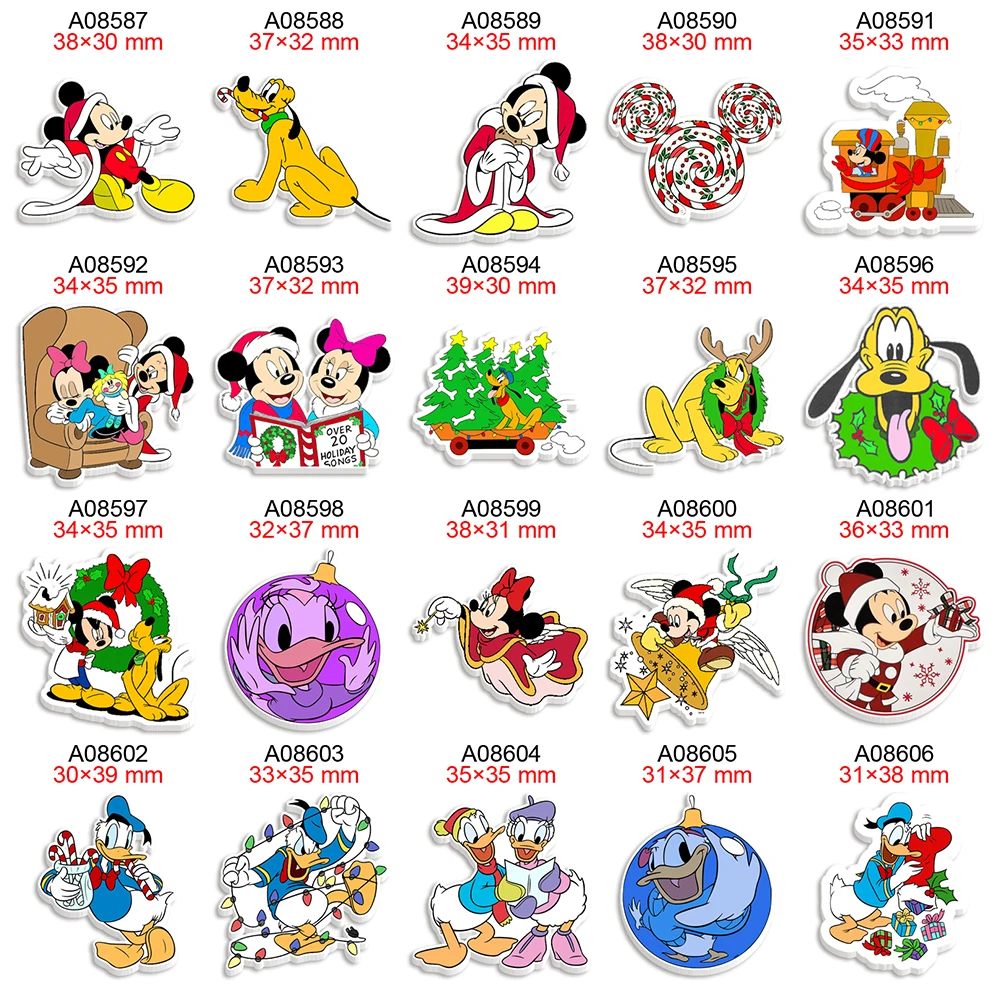Акриловый мультяшный Дональд Дак Микки Маус из мультфильма Disney, Рождественское украшение, рисунок «сделай сам» с плоской спинкой, банты для...
Акриловый мультяшный Дональд Дак Микки Маус из мультфильма Disney, Рождественское украшение, рисунок «сделай сам» с плоской спинкой, банты для...
