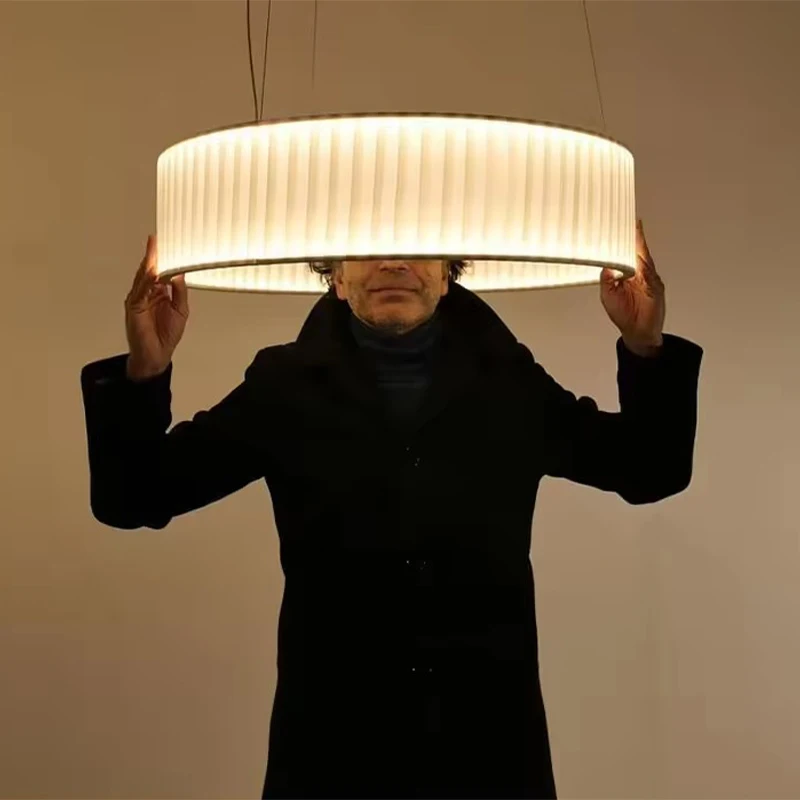 Nordic Fabric Pendant Light Modern Ring LED Hanging lamp For Hotel Lobby Restaurant Living Room Decor Designer Pendant Lamp
Nordic Fabric Pendant Light Modern Ring LED Hanging lamp For Hotel Lobby Restaurant Living Room Decor Designer Pendant Lamp