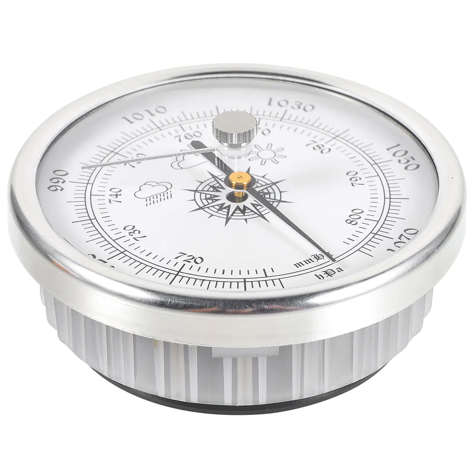 Aneroid Barometer Miniature Multifunctional Aluminum Magnesium Alloy High Precision Wall Mounted Home Use Weather Gauge
Aneroid Barometer Miniature Multifunctional Aluminum Magnesium Alloy High Precision Wall Mounted Home Use Weather Gauge