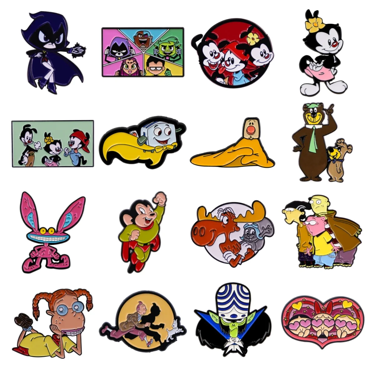 90s Cartoon Badges Enamel Pin Brooch Cute Anime Metal Lapel Pins for Backpacks Brooches Fashion Jewelry Accessories Gifts
90s Cartoon Badges Enamel Pin Brooch Cute Anime Metal Lapel Pins for Backpacks Brooches Fashion Jewelry Accessories Gifts