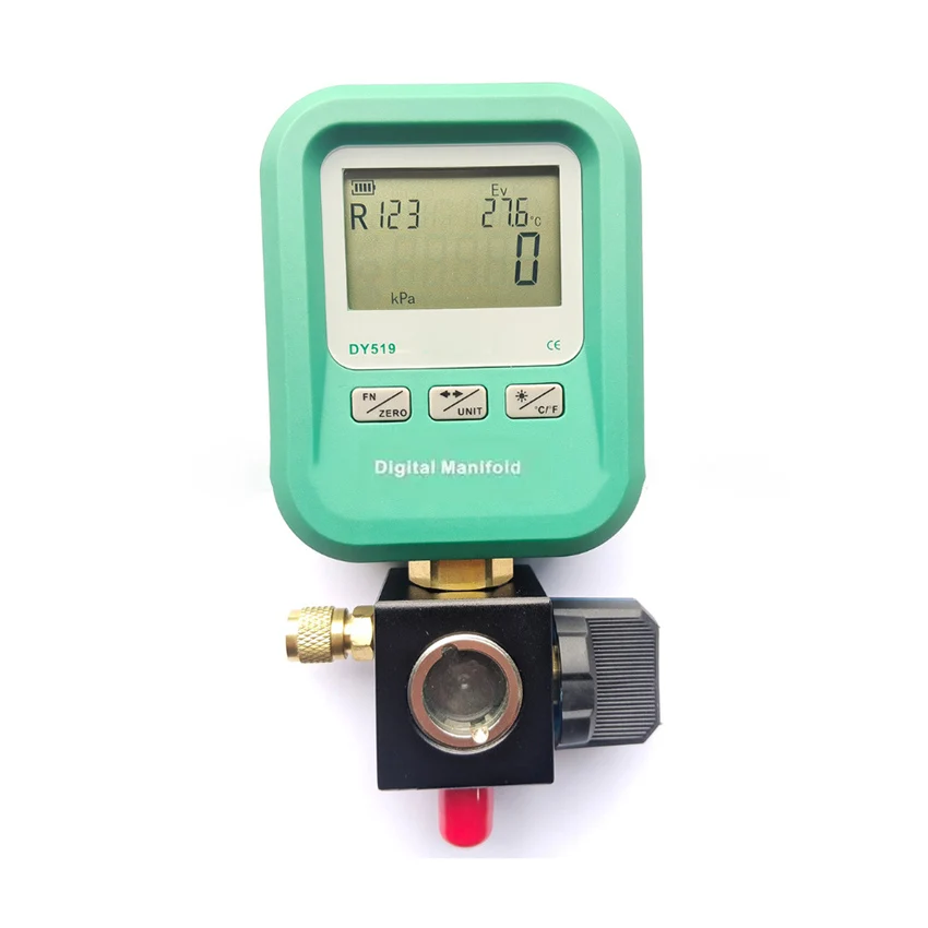 DY519 Цифровой манометр для фторирования кондиционера Манометр для фторирования кондиционера для обслуживания холодильного оборудования
DY519 Цифровой манометр для фторирования кондиционера Манометр для фторирования кондиционера для обслуживания холодильного оборудования