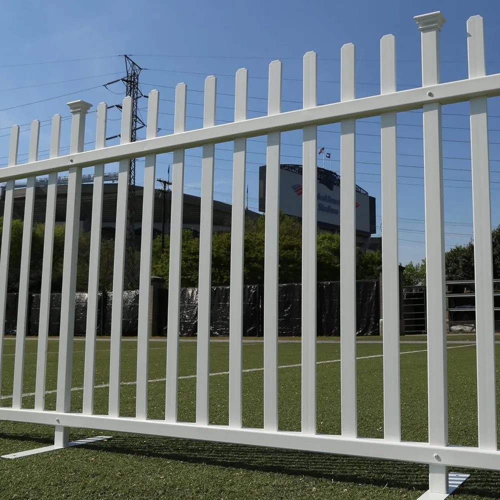 Lightweight Portable Vinyl Fence Kit with Metal Base, 42 Inches High X 92 Inches Wide, White
Lightweight Portable Vinyl Fence Kit with Metal Base, 42 Inches High X 92 Inches Wide, White