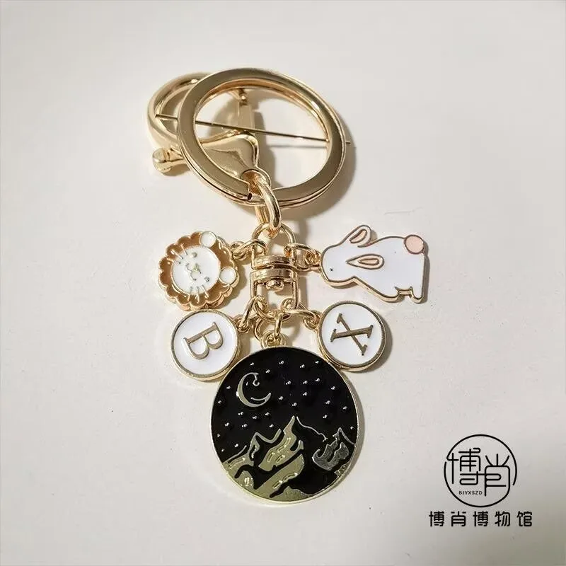 Surrounding pendant Wang Yibo Xiaozhan BJYXSZD letter keychain bag decoration snow mountain pendant
Surrounding pendant Wang Yibo Xiaozhan BJYXSZD letter keychain bag decoration snow mountain pendant