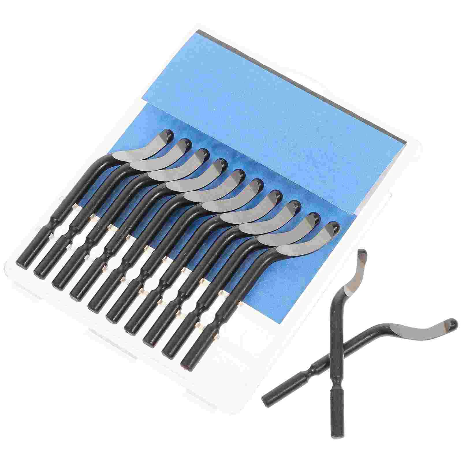 10 Pcs Deburring Blade Reamer Tool Rotary Blades Scraper Copper Plumbing Tools for Metal Cutters
10 Pcs Deburring Blade Reamer Tool Rotary Blades Scraper Copper Plumbing Tools for Metal Cutters