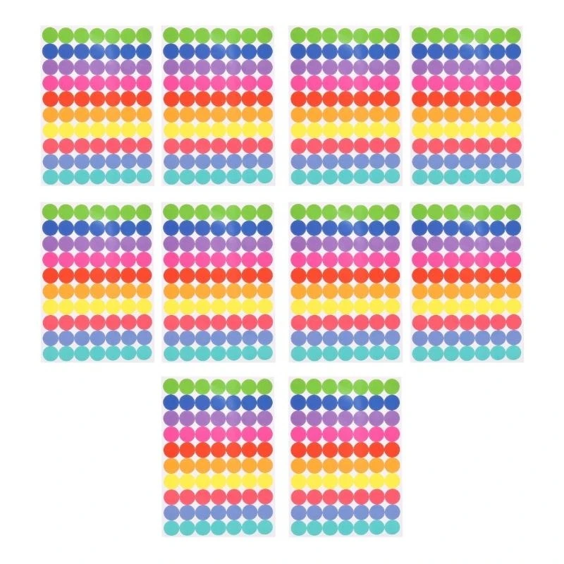 Colorful Dot Sticker 19mm Round Writable Label For Scrapbooking Photo Album
Colorful Dot Sticker 19mm Round Writable Label For Scrapbooking Photo Album