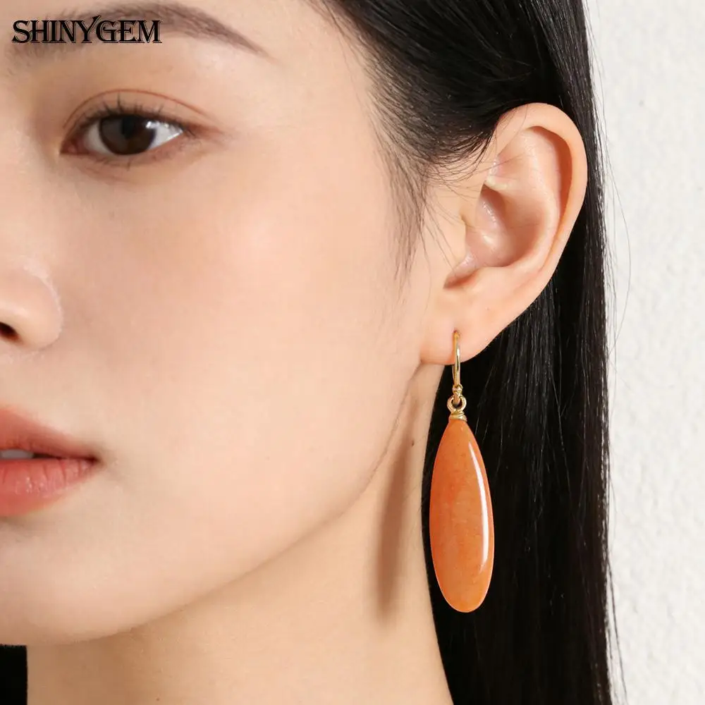 SHINYGEM Women'S Natural Rose Quartz Crystal Teardrop Drop Earrings, Natural Gemstone Dangle Earrings Women Fashion Jewelry Gift
SHINYGEM Women'S Natural Rose Quartz Crystal Teardrop Drop Earrings, Natural Gemstone Dangle Earrings Women Fashion Jewelry Gift