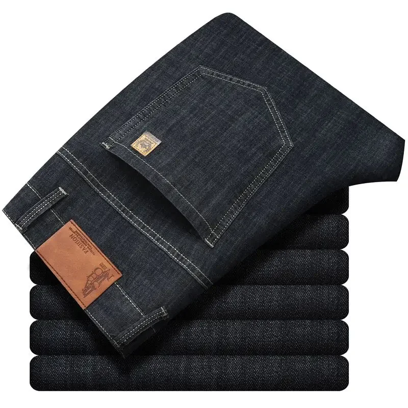 Men Solid Color Outside Casual Jeans Fashion High Waist Straight Leg Denim Trousers Stretch Business Summer Breathable Pants
Men Solid Color Outside Casual Jeans Fashion High Waist Straight Leg Denim Trousers Stretch Business Summer Breathable Pants