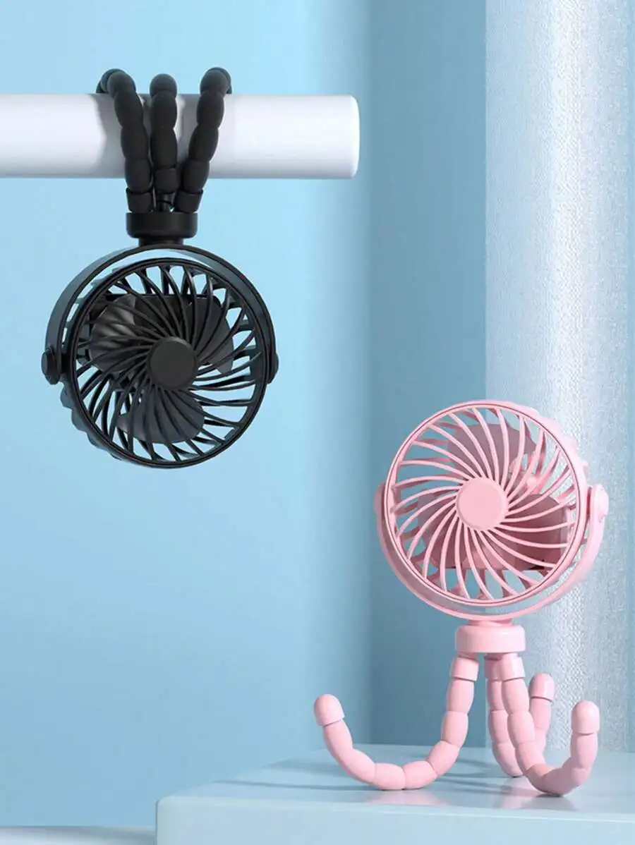 Mini Portable Car Fan - 3-Speed Rechargeable Clip-On Fan With 360° Flexible Tripod, Quiet Handheld Cooling Fan For Stroller, Car
Mini Portable Car Fan - 3-Speed Rechargeable Clip-On Fan With 360° Flexible Tripod, Quiet Handheld Cooling Fan For Stroller, Car