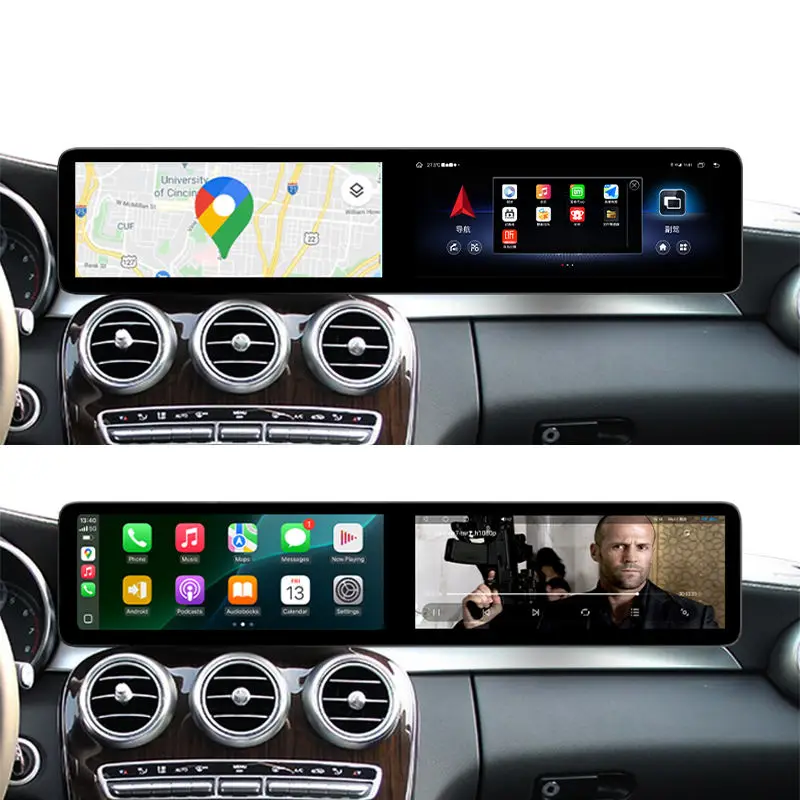25,6-дюймовый 8-ядерный навигационный экран с CarPlay для Mercedes C W205 GLC X253 2011-2022, автомобильная мультимедийная магнитола
25,6-дюймовый 8-ядерный навигационный экран с CarPlay для Mercedes C W205 GLC X253 2011-2022, автомобильная мультимедийная магнитола