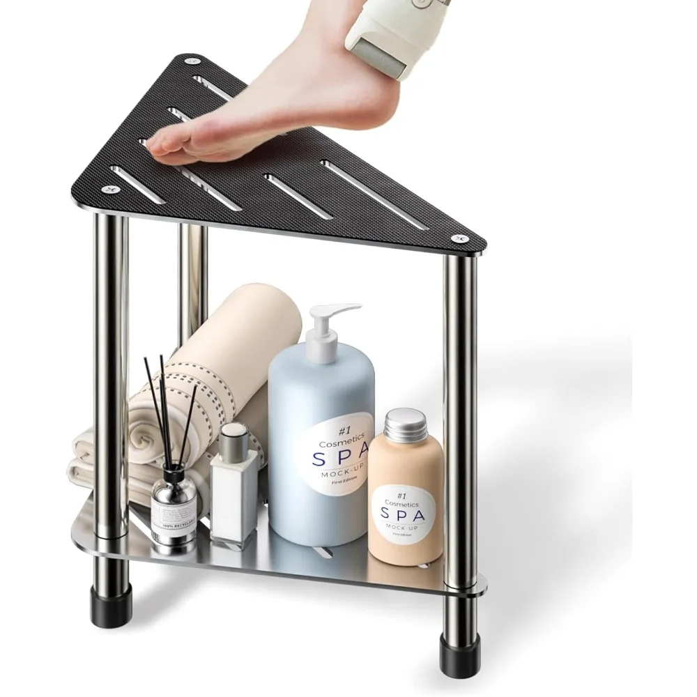 Corner Shower Stool for Inside Shower, Steel Shower Stool for Shaving Legs, Bathroom Bench Suitable for Small Shower Spaces
Corner Shower Stool for Inside Shower, Steel Shower Stool for Shaving Legs, Bathroom Bench Suitable for Small Shower Spaces