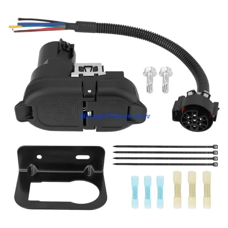 A70F Direct Fit 7 Way Circuit Trailer Plugs Harness For Most USCAR Socket Trucks
A70F Direct Fit 7 Way Circuit Trailer Plugs Harness For Most USCAR Socket Trucks