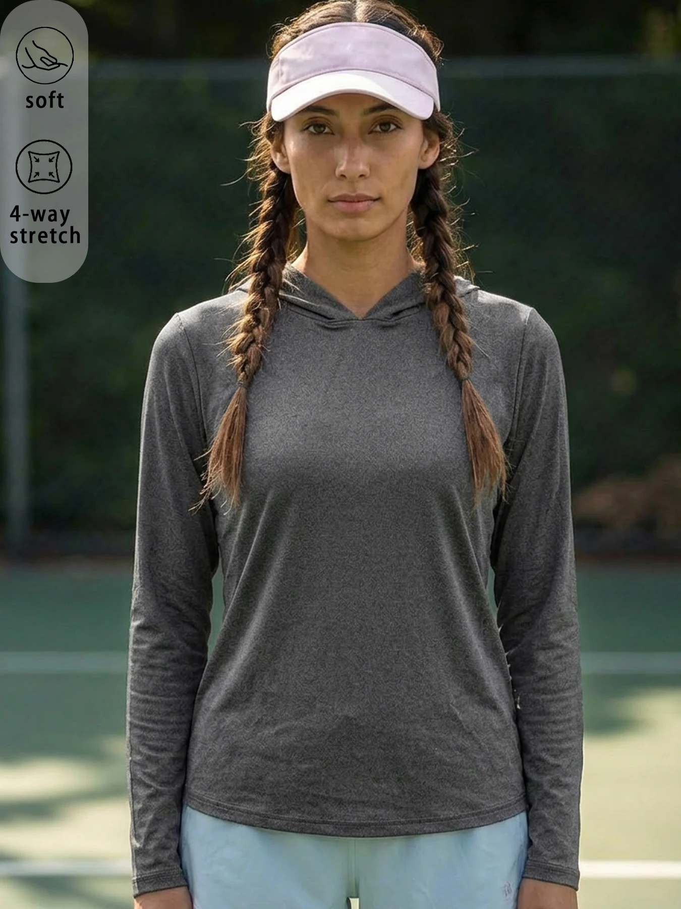 Women's Super Soft Long Sleeve Hoodie — Perfect for Hiking, Fitness, Running & Cycling
Women's Super Soft Long Sleeve Hoodie — Perfect for Hiking, Fitness, Running & Cycling