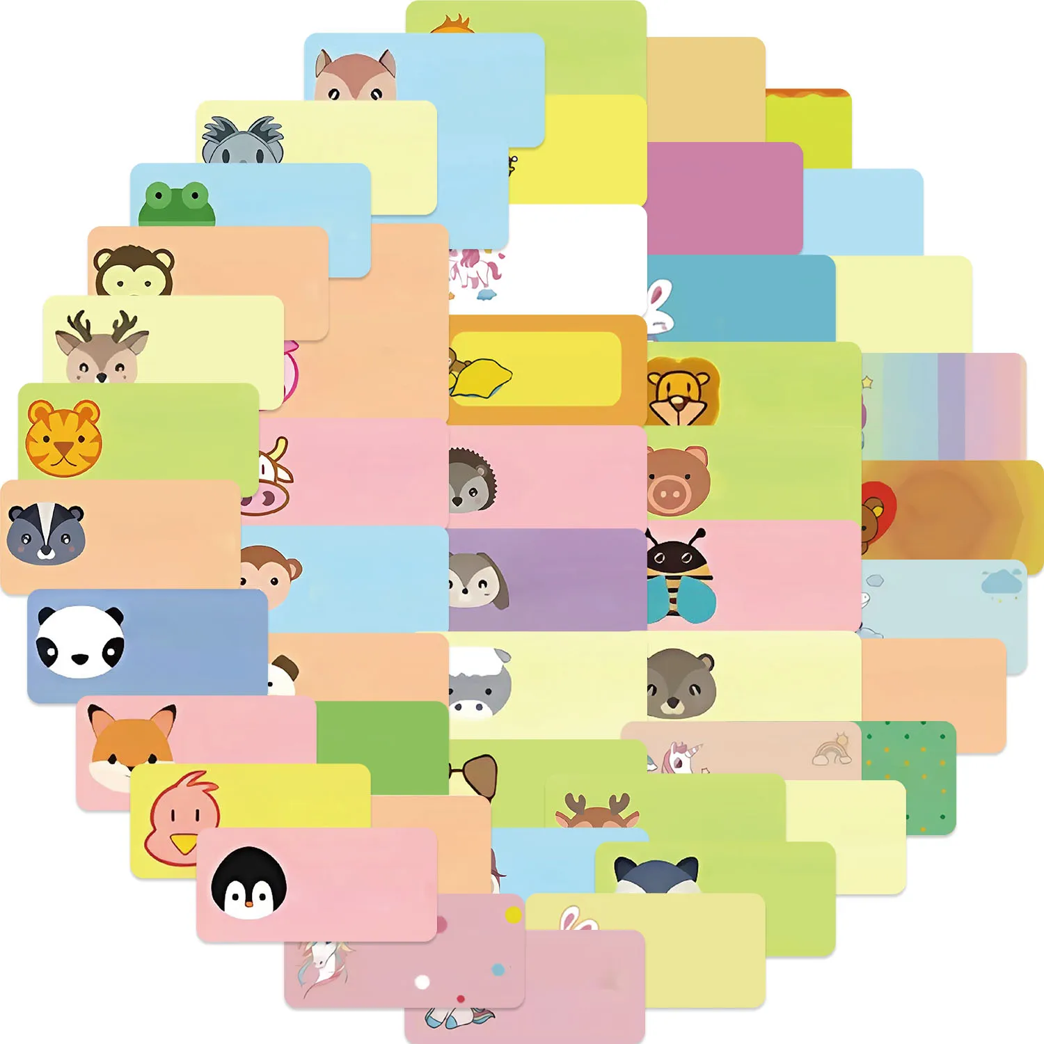 50PCS Animals Cartoon Name Stickers for Toy DIY Luggage Laptop Guitar Skateboard Phone Case Bike Car Sticker
50PCS Animals Cartoon Name Stickers for Toy DIY Luggage Laptop Guitar Skateboard Phone Case Bike Car Sticker