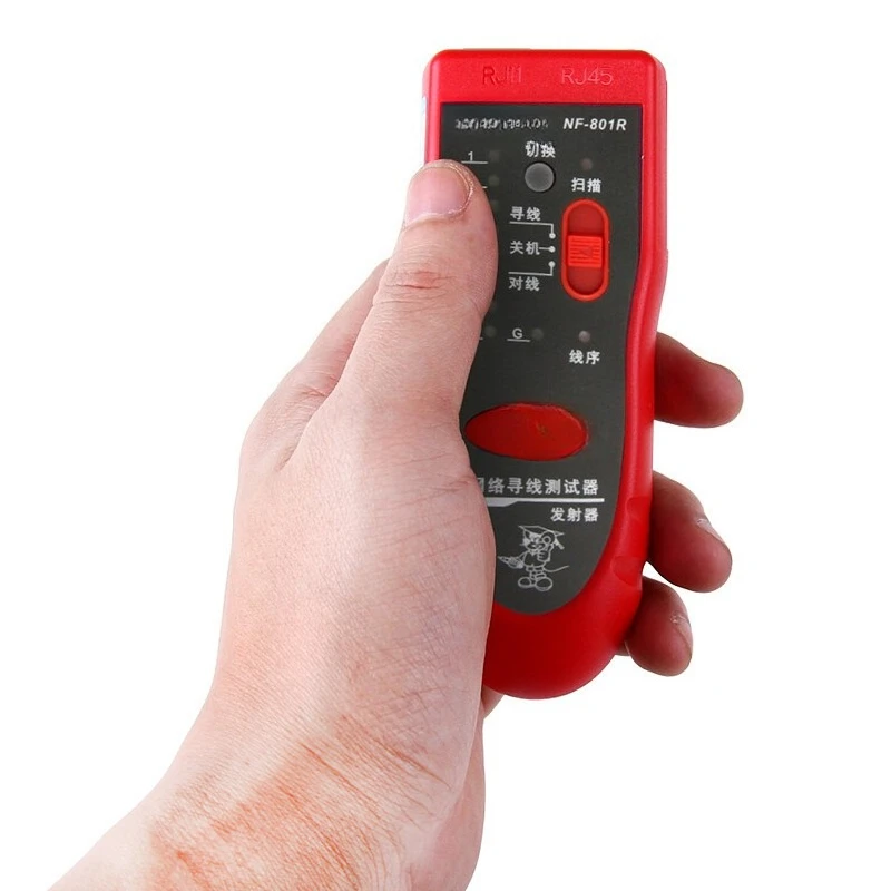 NF-801R line finder, line finder, network cable tester 
NF-801R line finder, line finder, network cable tester