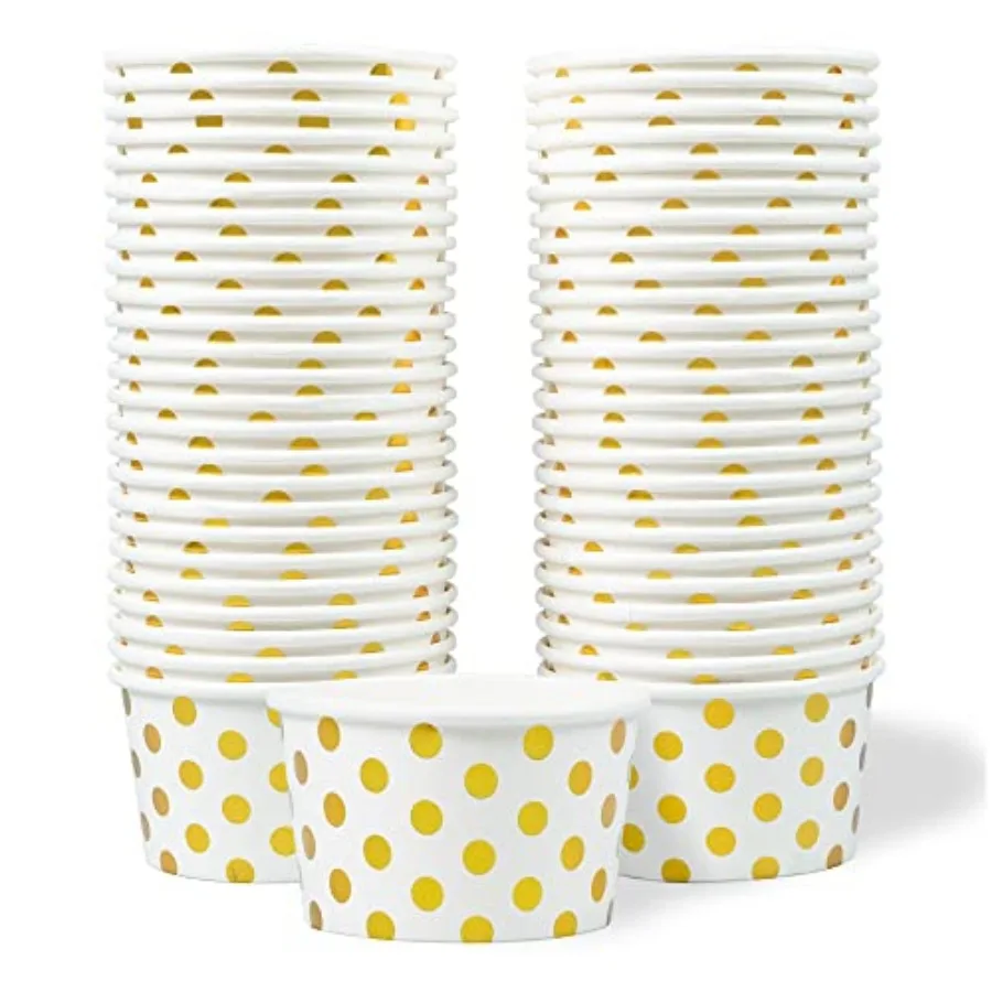 Paper Ice Cream Cups, 50-Count 16-Oz Disposable Dessert Bowls for Hot or Cold Food, 16-Ounce Party Supplies Treat Cups for Sund
Paper Ice Cream Cups, 50-Count 16-Oz Disposable Dessert Bowls for Hot or Cold Food, 16-Ounce Party Supplies Treat Cups for Sund