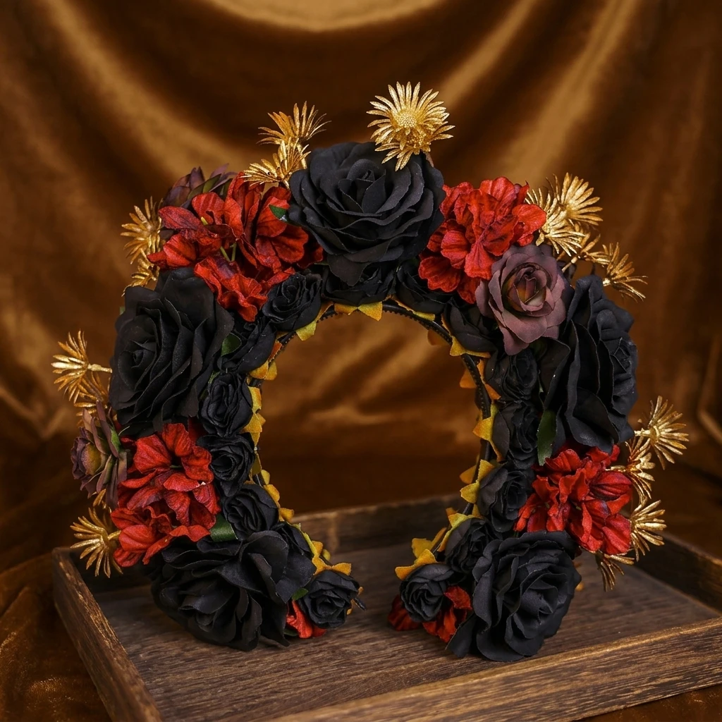 Alloy Floral Headband for Traditional Festivals Women's Artificial Flower Crown Hanfu Hair Accessory Lightweight Durable
Alloy Floral Headband for Traditional Festivals Women's Artificial Flower Crown Hanfu Hair Accessory Lightweight Durable