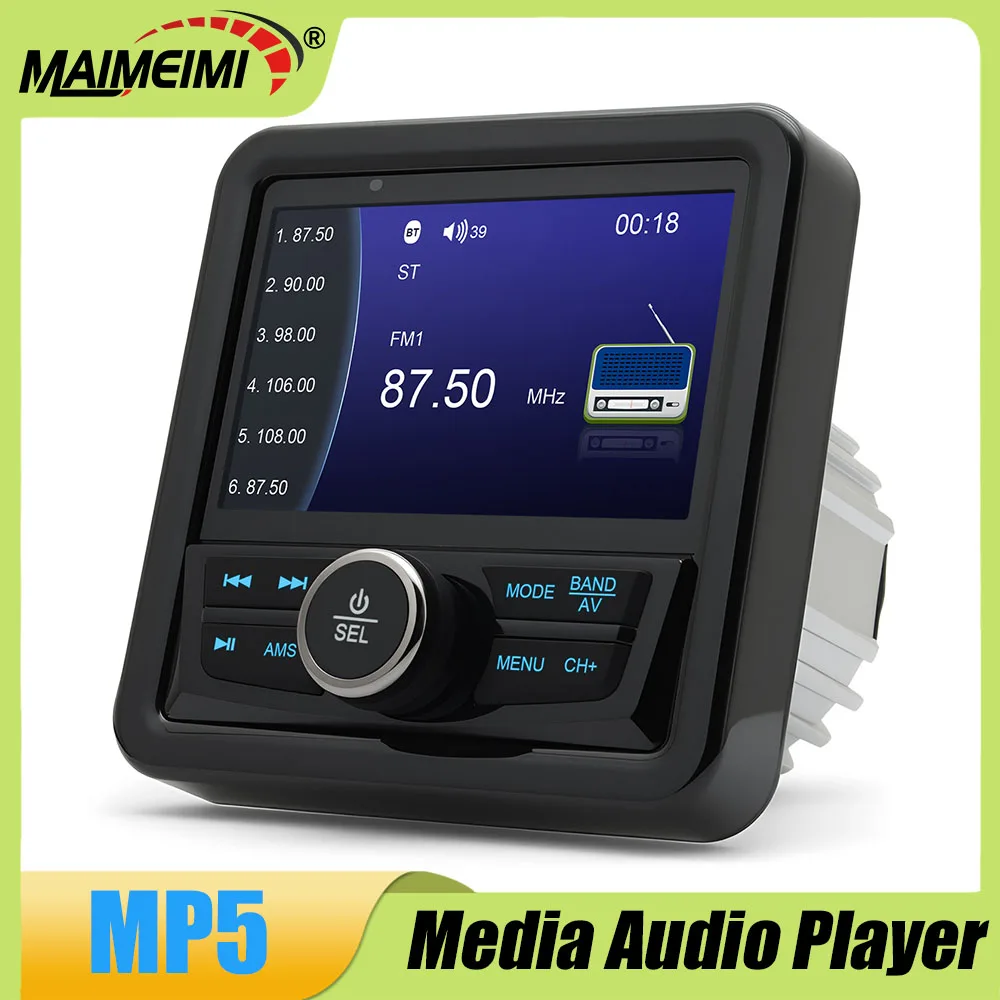 MP5 Bluetooth-compatible Marine Radio Boat Stereo Waterproof Boat FM AM Digital Media Audio Player Accessories For Yacht ATV UTV
MP5 Bluetooth-compatible Marine Radio Boat Stereo Waterproof Boat FM AM Digital Media Audio Player Accessories For Yacht ATV UTV