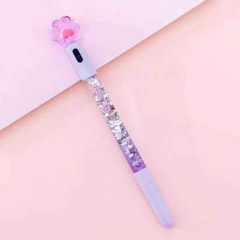 Kawaii светящаяся гелевая ручка с кошачьим когтем, зыбучий песок, светодиодная ручка, креативные канцелярские принадлежности, студенческие ручки для подписи для детей, подарок для девочек
Kawaii светящаяся гелевая ручка с кошачьим когтем, зыбучий песок, светодиодная ручка, креативные канцелярские принадлежности, студенческие ручки для подписи для детей, подарок для девочек