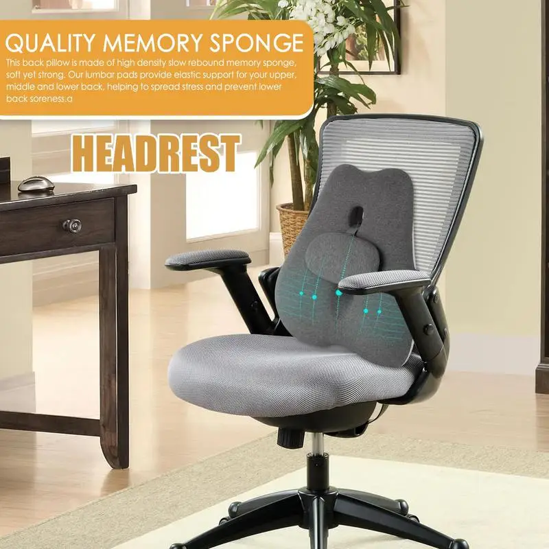 Chair Back Pillow Comfortable Foam Pillow Adjustable Supportive Portable Backrest Pad & Lumbar Cushion For Car Couch Recliner
Chair Back Pillow Comfortable Foam Pillow Adjustable Supportive Portable Backrest Pad & Lumbar Cushion For Car Couch Recliner