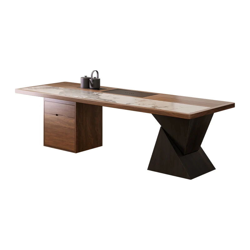Z Solid wood sofa tea table integrated home living room tea table
Z Solid wood sofa tea table integrated home living room tea table