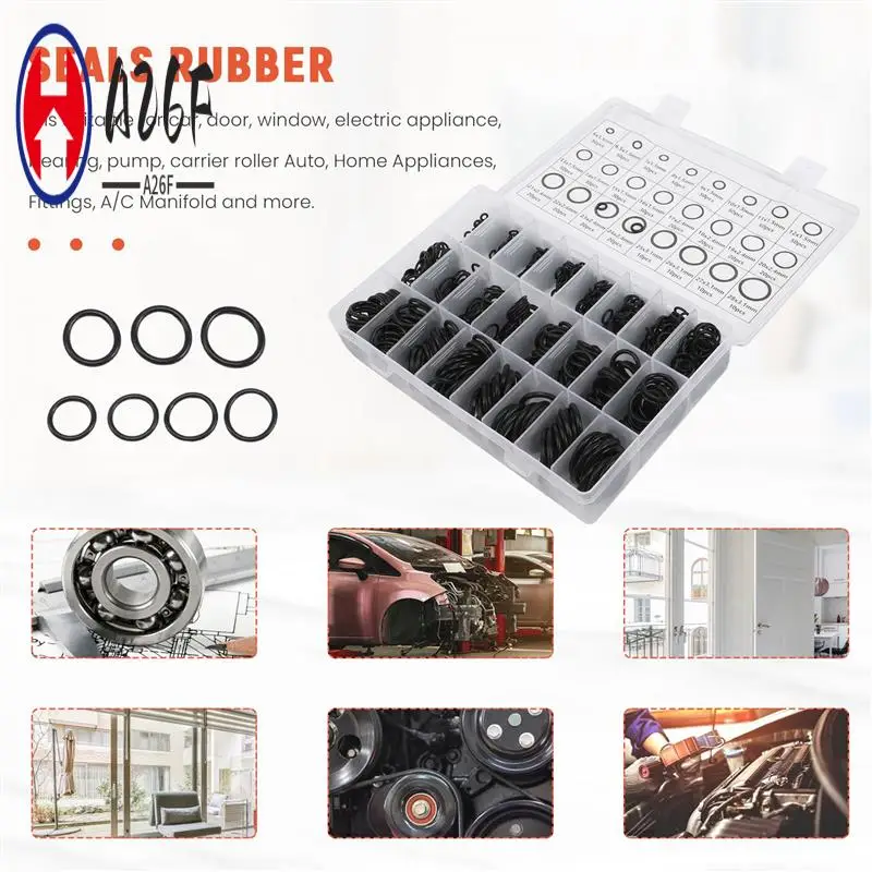 A26F-Nitrile Rubber O Ring Set With Hook Tools NBR Seal Rings Gasket Oring Oil-Resistant Sealing O-Ring Kit
A26F-Nitrile Rubber O Ring Set With Hook Tools NBR Seal Rings Gasket Oring Oil-Resistant Sealing O-Ring Kit