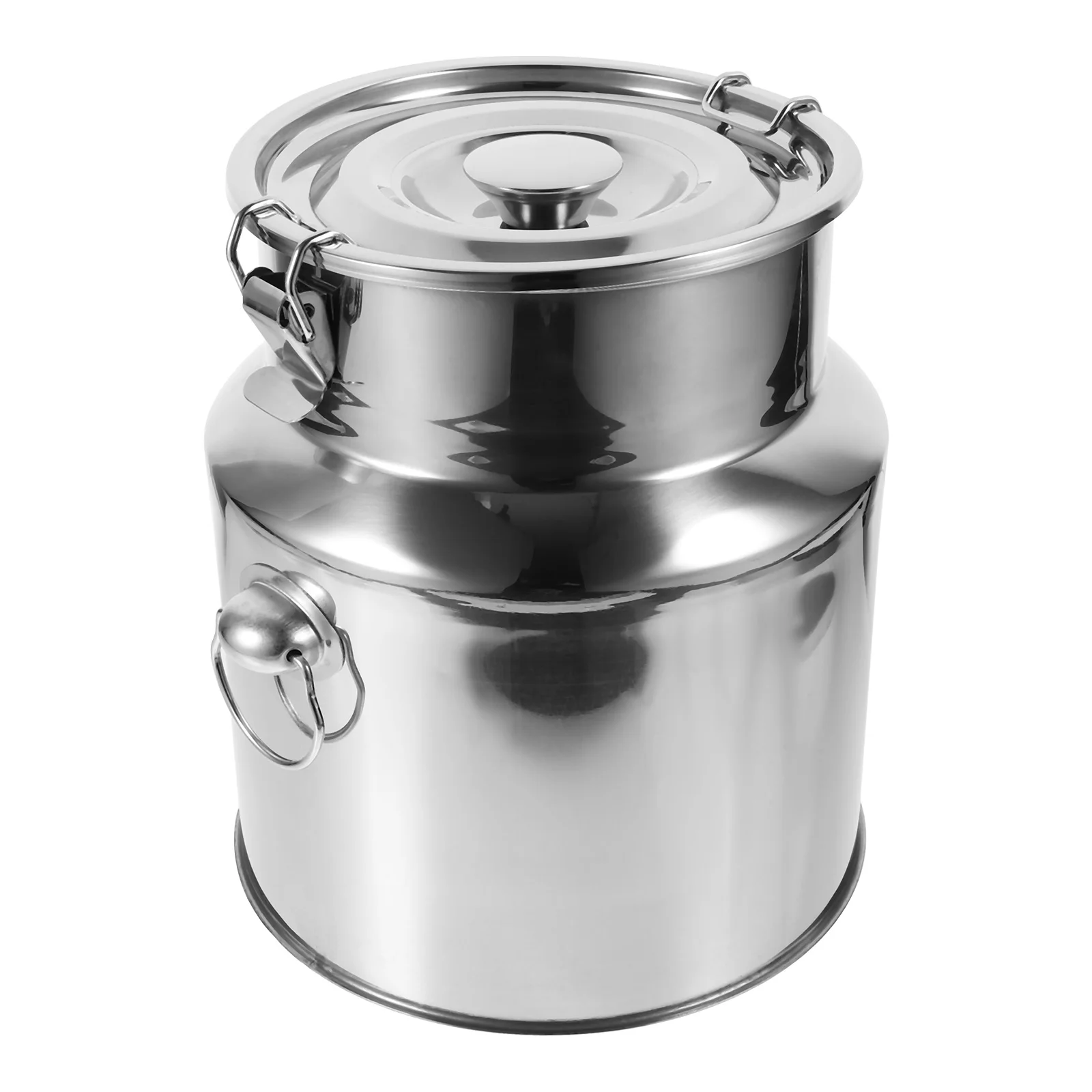 Stainless Steel Storage Bucket Sealed Rice Container Home Kitchen Food Jar For Coffee Beans Flour Tea Dried Fruits Multi Purpose
Stainless Steel Storage Bucket Sealed Rice Container Home Kitchen Food Jar For Coffee Beans Flour Tea Dried Fruits Multi Purpose