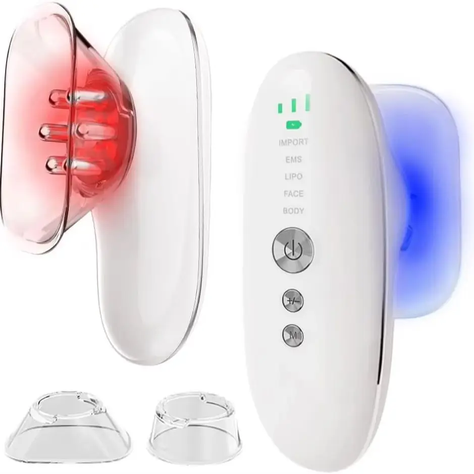 3 in 1 Body Sculpting Machine Liposuction Massager Body Anti Cellulite Tool Microcurrent Facial Skin Tighten Device Fat Burner
3 in 1 Body Sculpting Machine Liposuction Massager Body Anti Cellulite Tool Microcurrent Facial Skin Tighten Device Fat Burner